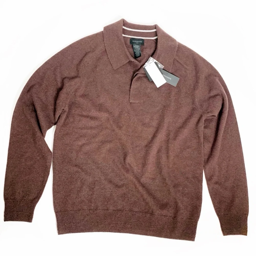 Magaschoni Men's Brown Sweater